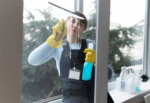 Nettoyage de vitres intérieures et extérieures à Breuville